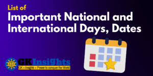 Important Days and Dates_GkInsights_com