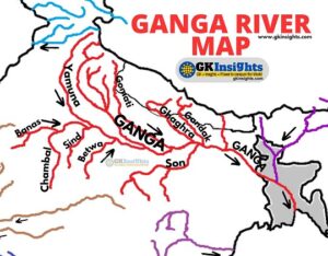 Ganga River Map
